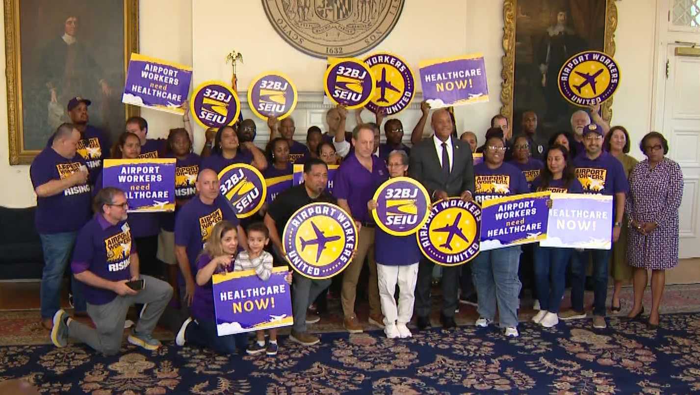 BWI - Marshall contract workers get raise to $18 an hour