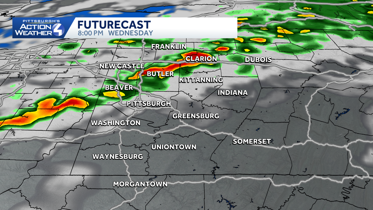 Western PA: Rain and storms tonight, Impact Day Thursday