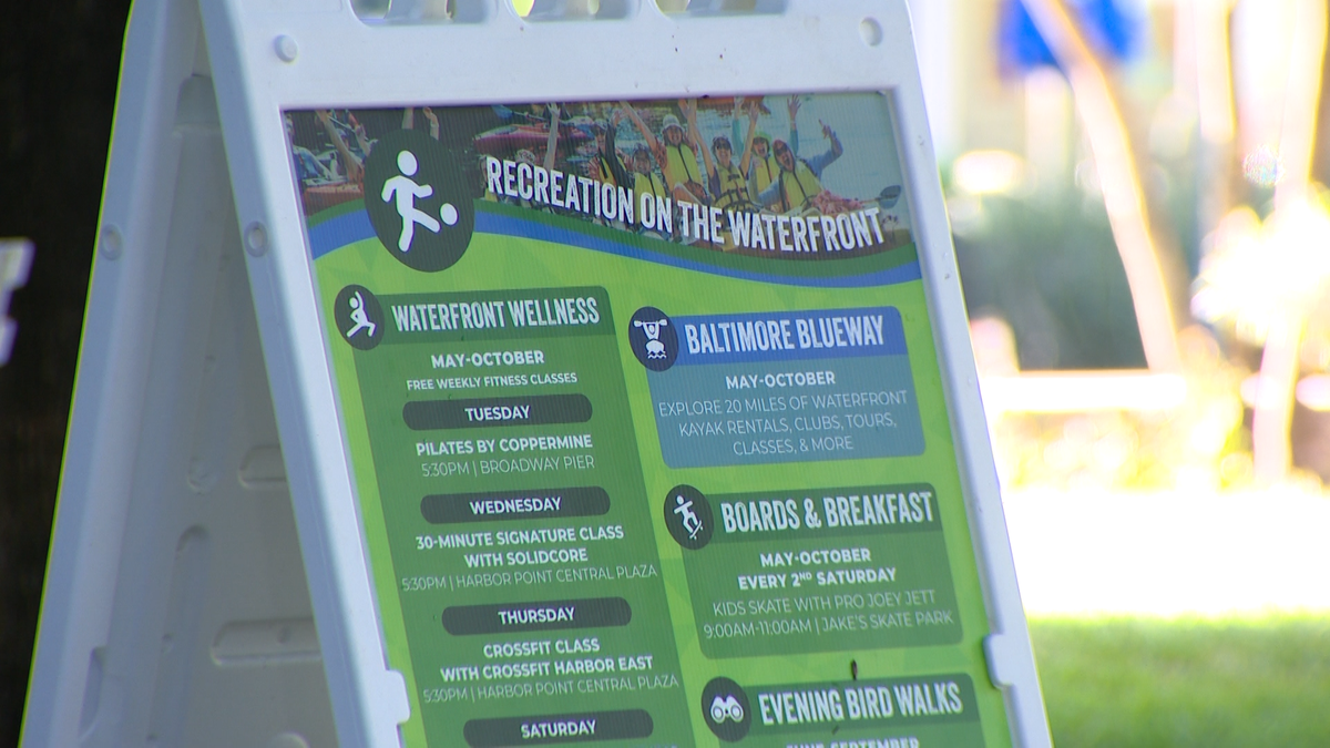 Waterfront Wellness combines scenic views with working out