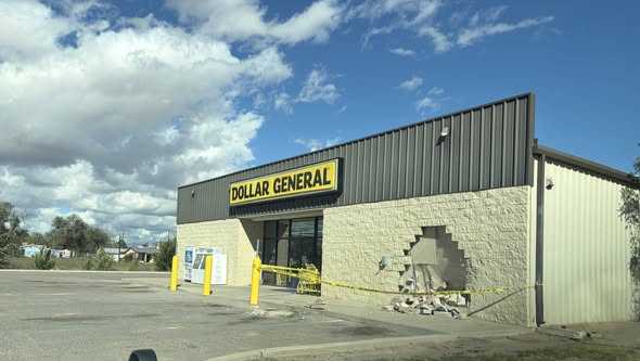 Car crashes into Dollar General in Moriarty