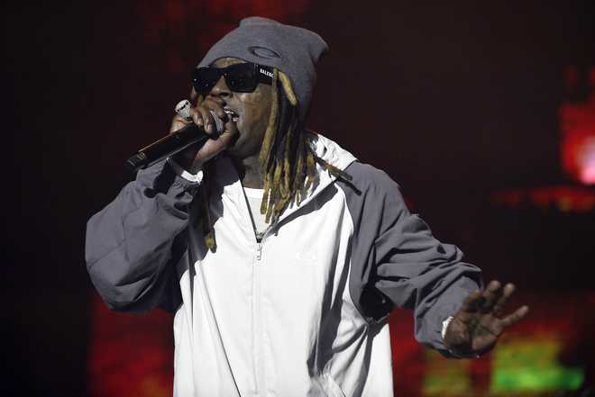 Lil Wayne performs during the 2026 BottleRock festival at Napa Valley Expo on May 22, 2026, in Napa, California.