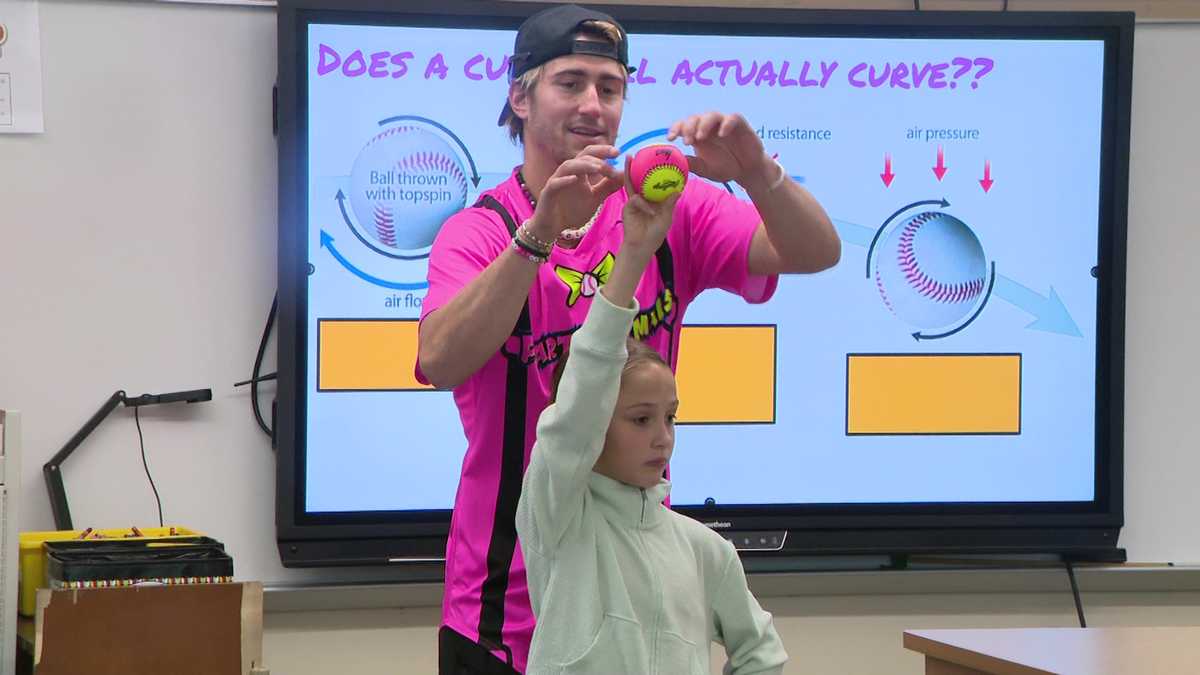 Banana Ball League star brings science, kindness and dance to Western Pa. school