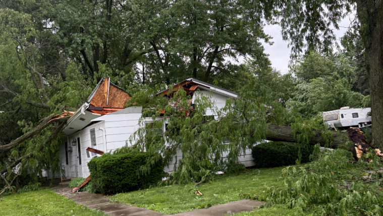 Iowa weather: Strong storms leave significant damage in Wayne County - KCCI