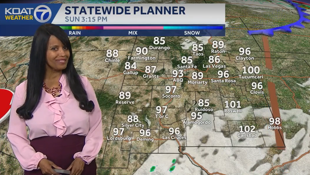 Gusty winds and elevated fire danger on Sunday