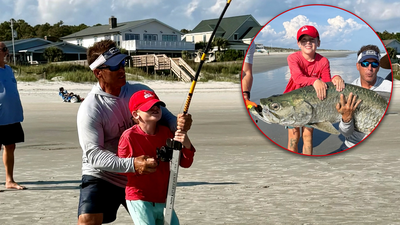 Big fish, little fisherman: 9-year-old reels in 150-pound rare fish Big fish, little fisherman: 9-year-old reels in 150-pound rare fish