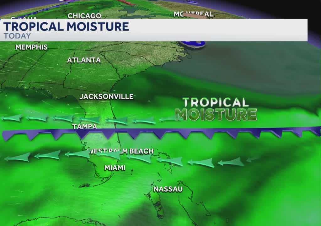 Impact weather expected Tuesday due to slow-moving storms