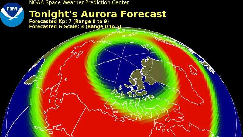 A powerful geomagnetic storm will give a chance to see northern lights in North Carolina