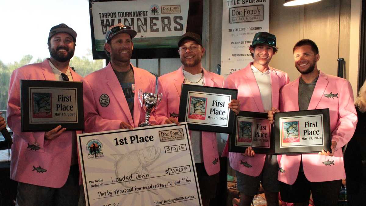 Tarpon tournament raises record $226,357 for conservation on Sanibel Island