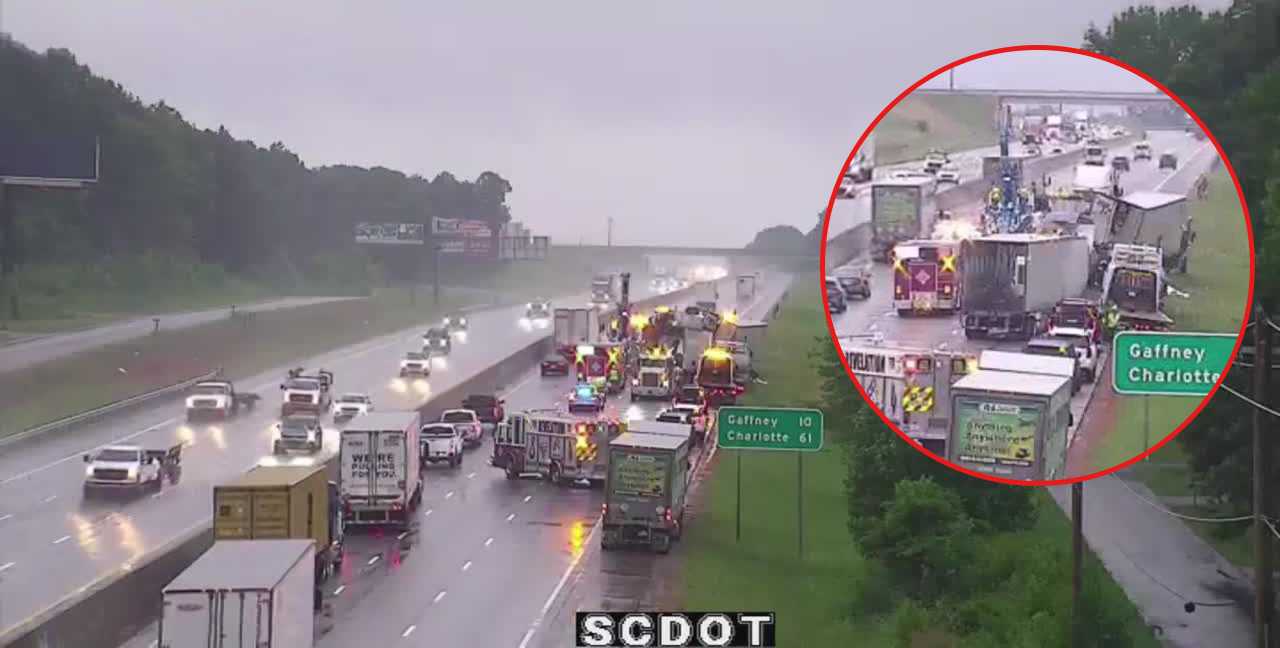 2 lanes blocked due to crash on Upstate highway, officials say