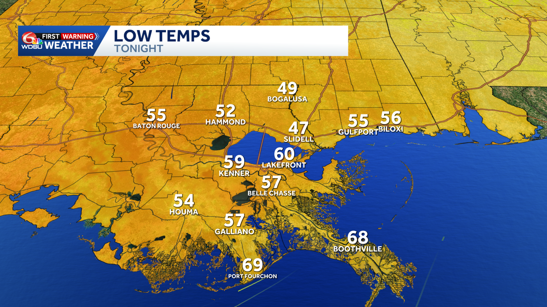 Southeast Louisiana weather: Sunny days, cool nights and growing fire ...
