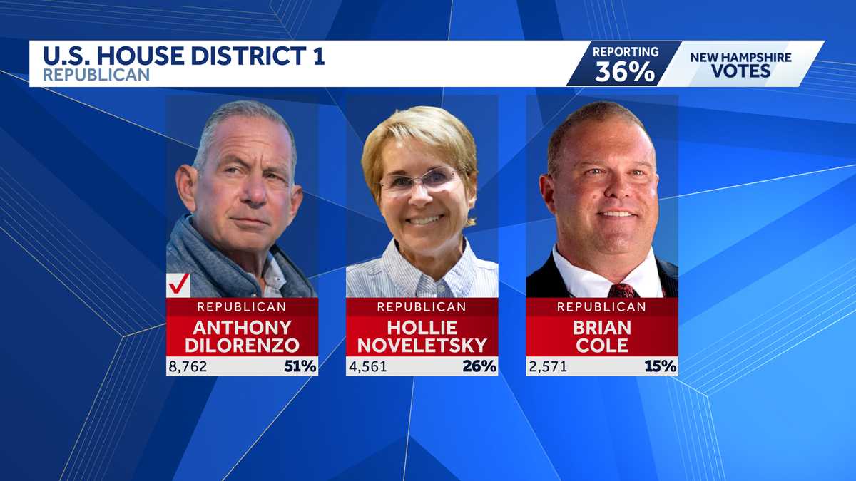 DiLorenzo defeats crowded field to win Republican nomination in 1st District