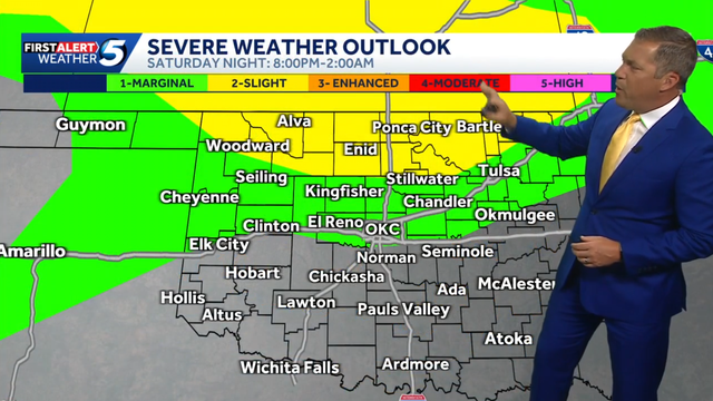 TIMELINE: Severe weather could impact Fourth of July celebrations in parts of Oklahoma