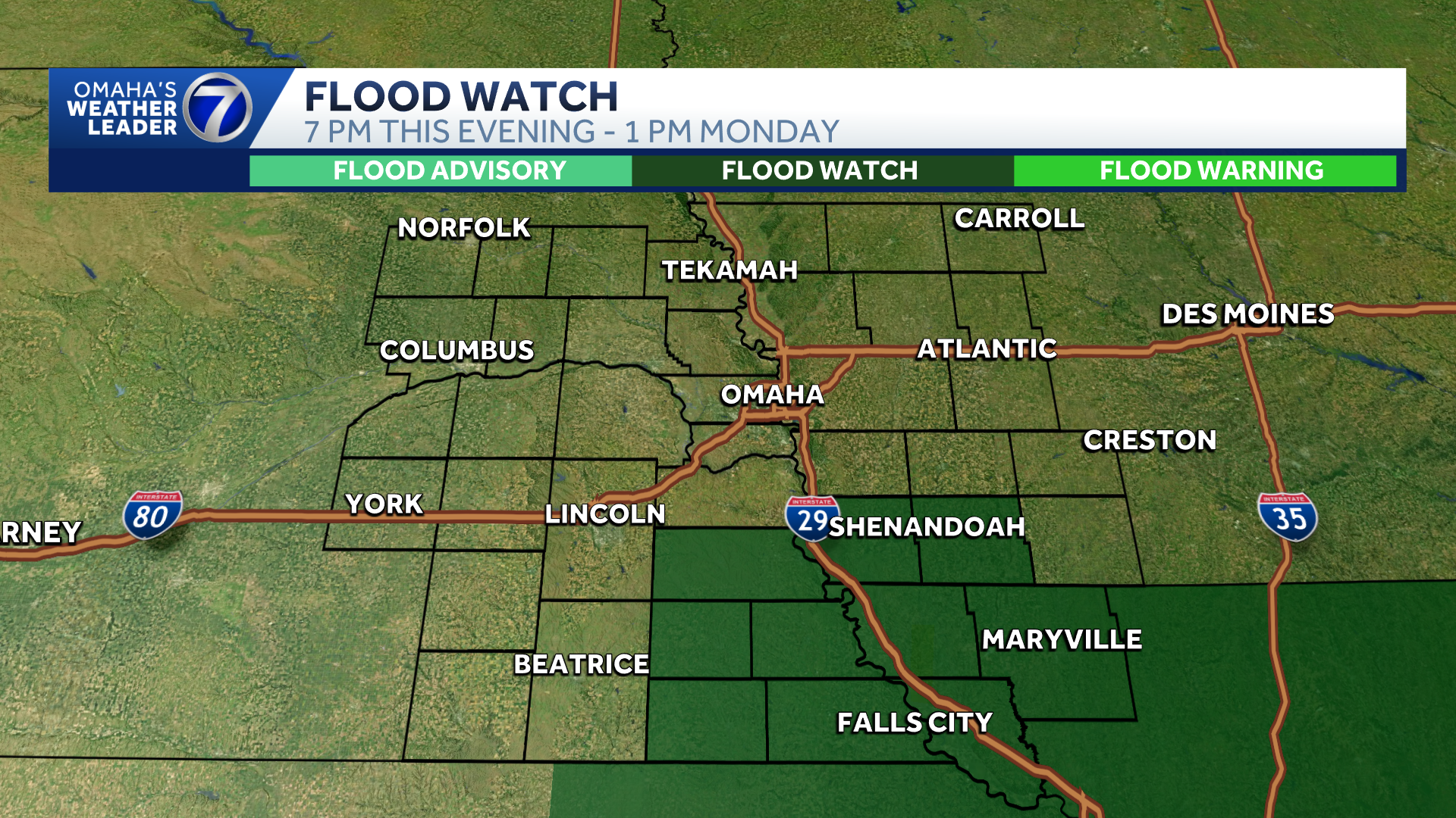 Omaha weather: A few strong thunderstorms possible Sunday night