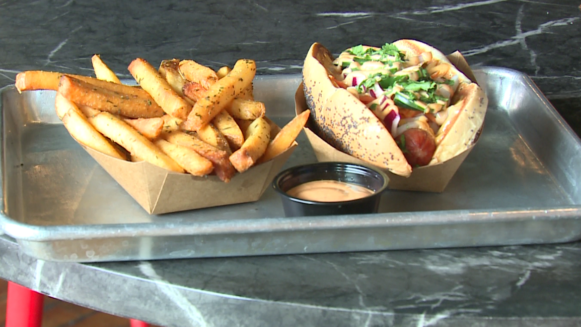 Innovative eatery is a finalist for 'Best Hotdog' in the Country