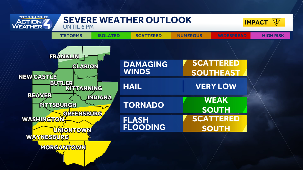 More rain, strong storm threat this afternoon
