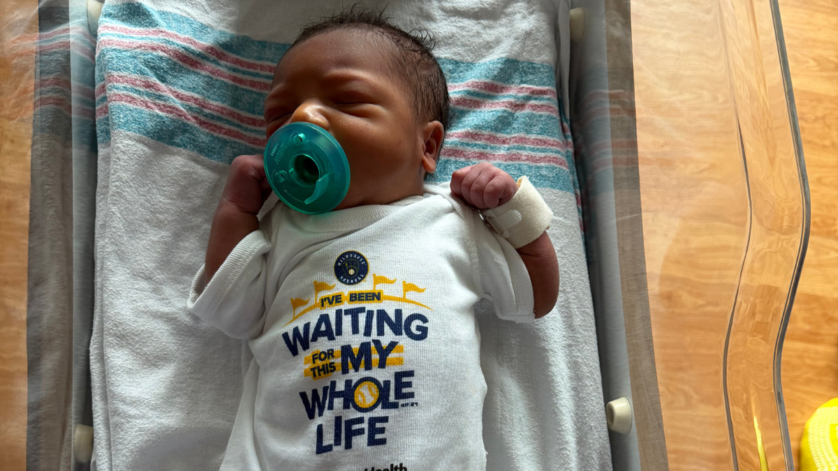 Aurora Health Care newborns celebrate Milwaukee Brewers’ first championship