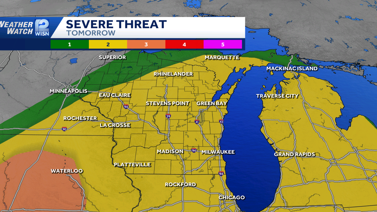 Strong storm chances return to Southeast Wisconsin Monday into Tuesday