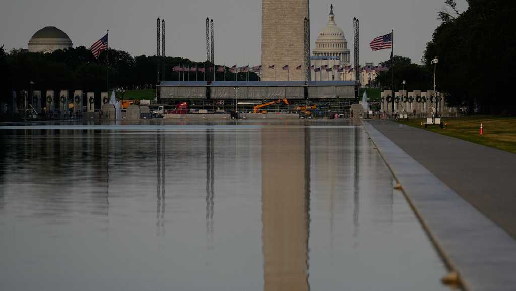 Officials provide update on alleged vandalism at Lincoln Memorial Reflecting Pool