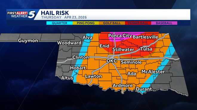 Tornadoes spin up with Oklahoma severe storms