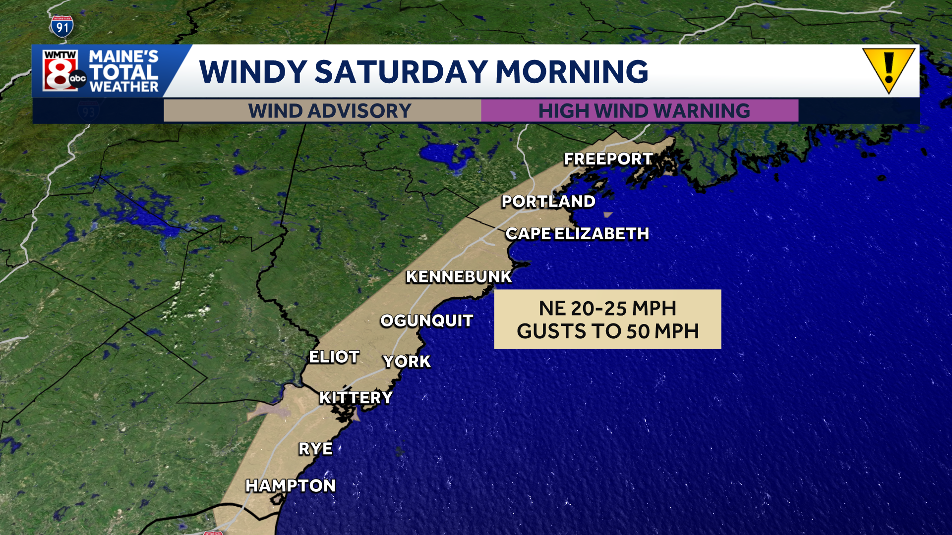 Heavy rain moves into Maine tonight with a Wind Advisory issued - WMTW