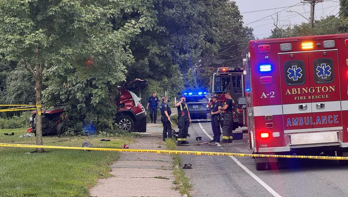 Serious crash closes portion of busy street in Abington