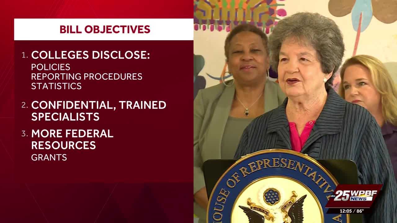 Congresswoman Lois Frankel introduces bipartisan bill to combat sexual assault on college campuses