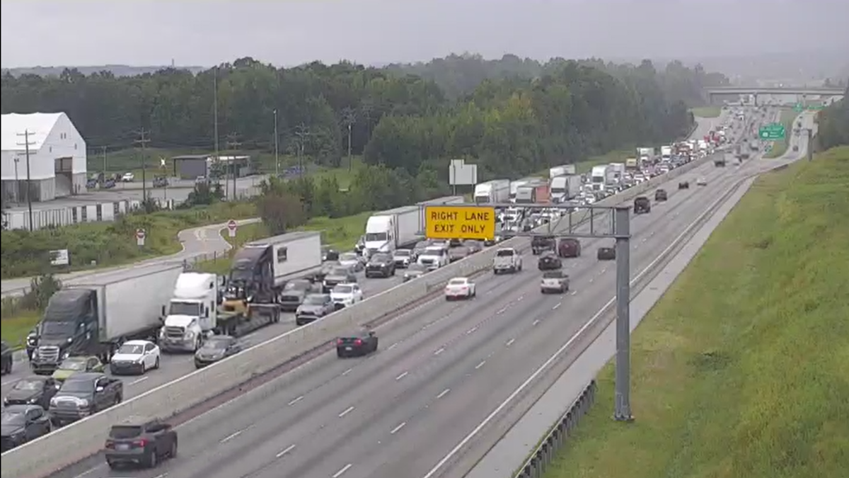 I-85 partially shutdown after Saturday crash