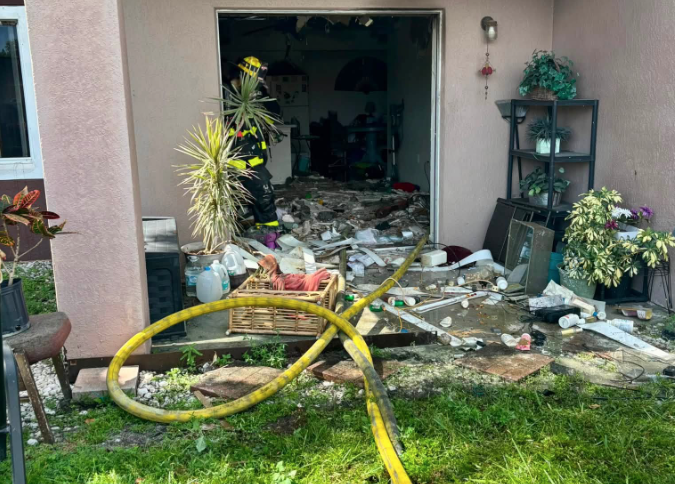wpbf.com - Allen Cone - One person sent to hospital after apartment fire in St. Lucie County