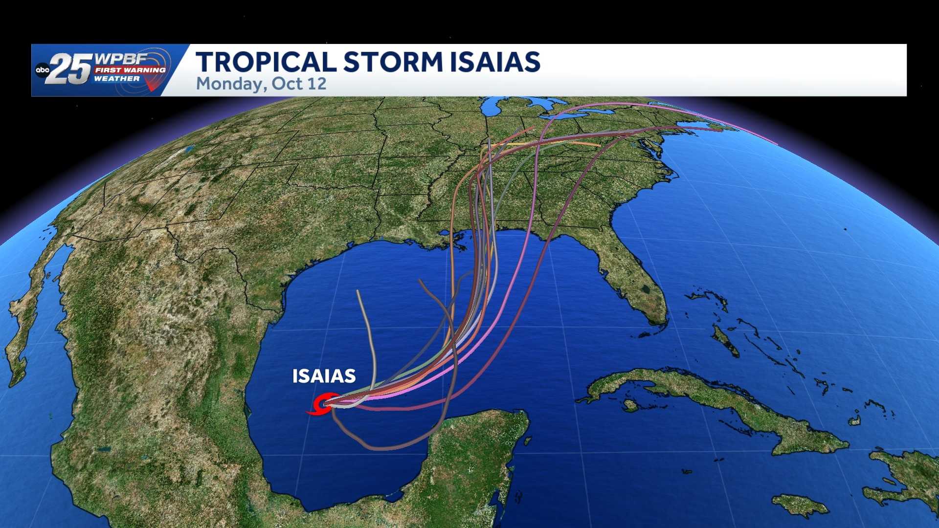 Tracking Isaias: Computer models and maps