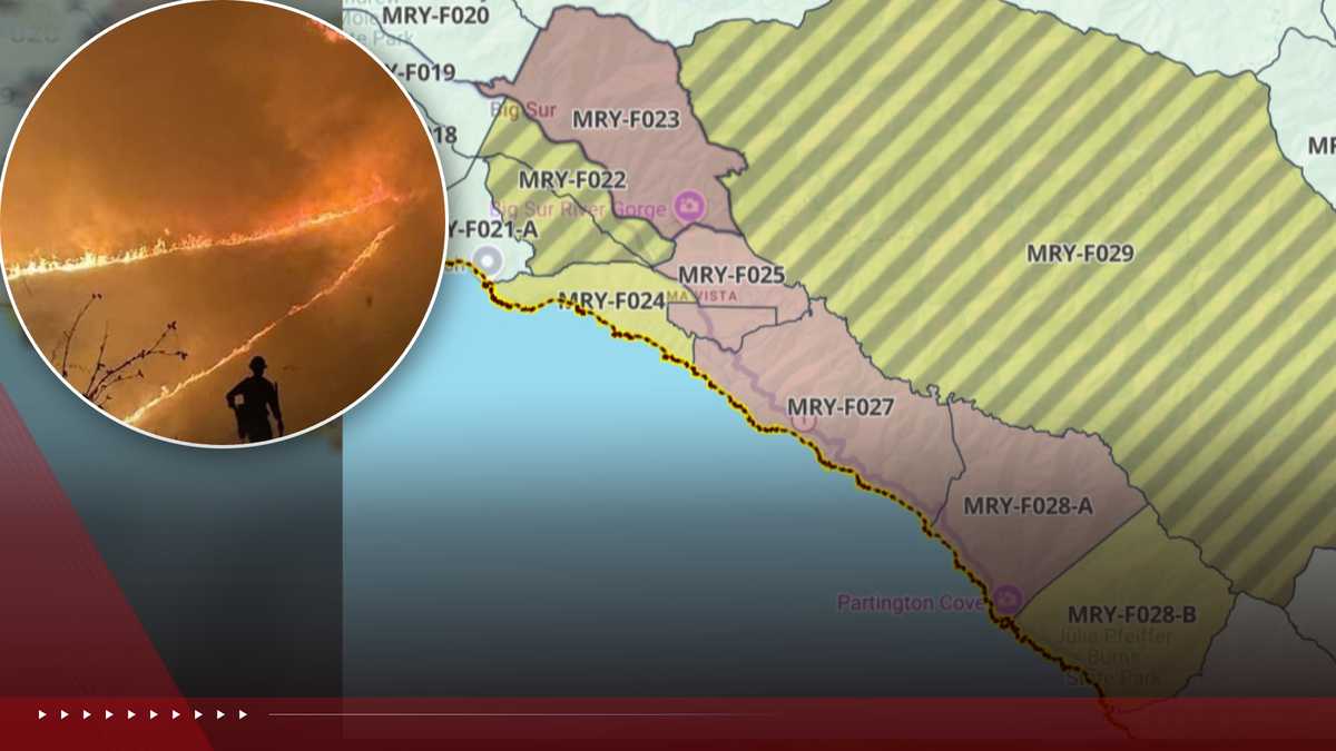 Timber Fire passes 3000 acres as Highway 1 closure evacuations remain in Big Sur  KSBW