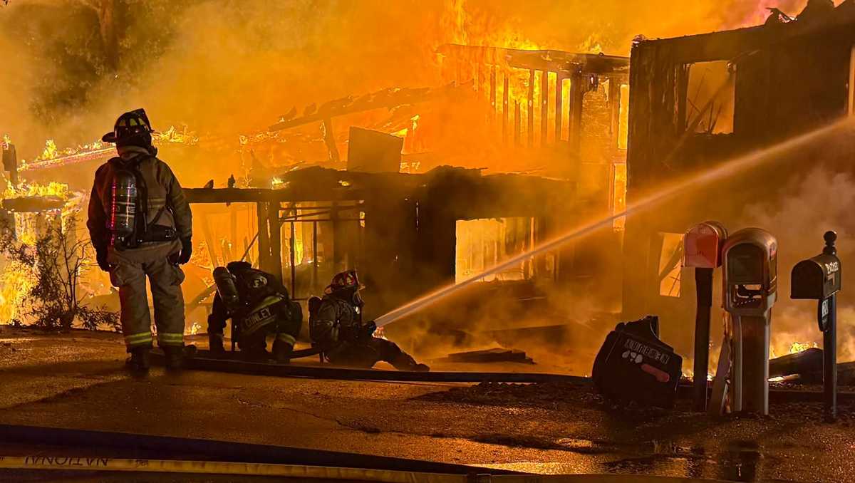 Upstate home destroyed by fire