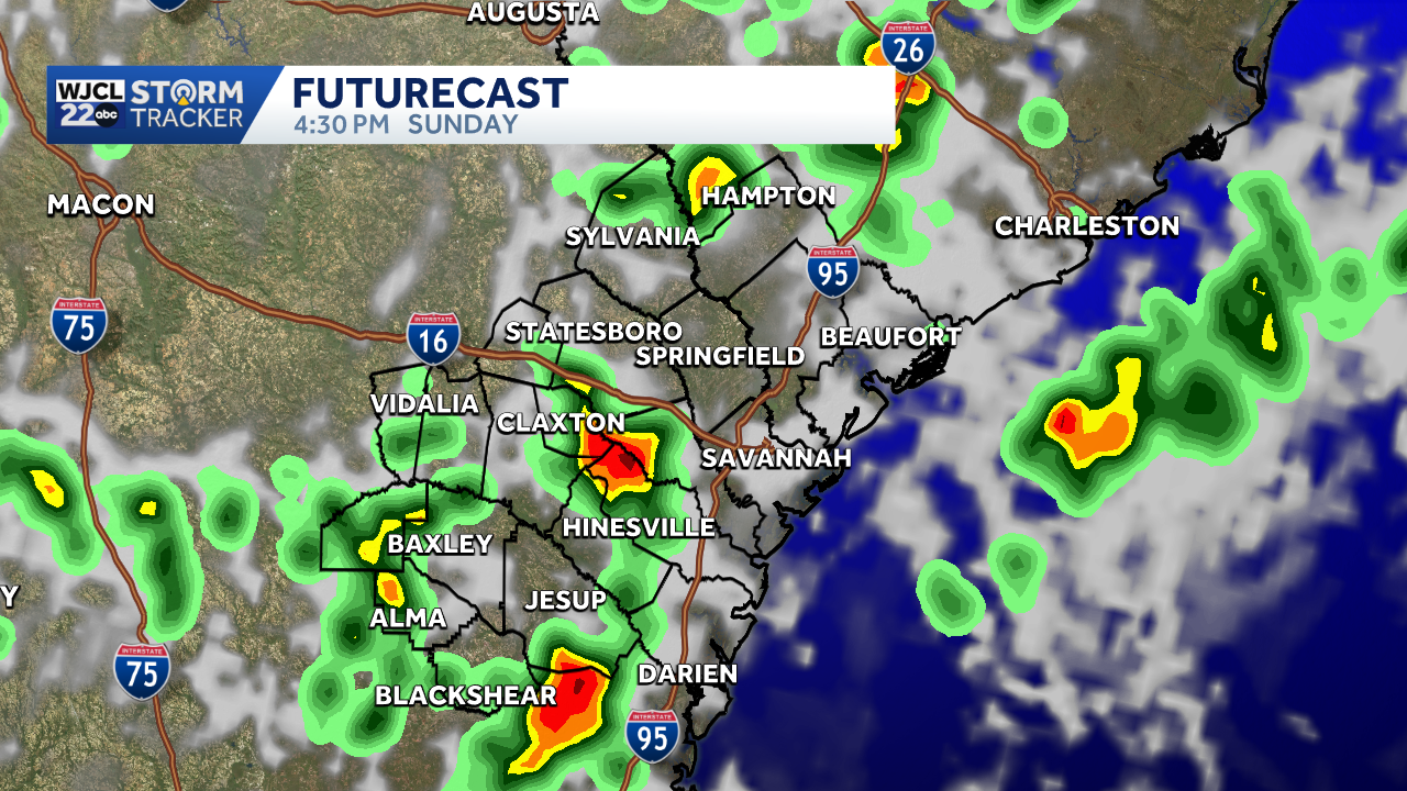 Rain chances remain in the forecast for Southeast Georgia and the ...