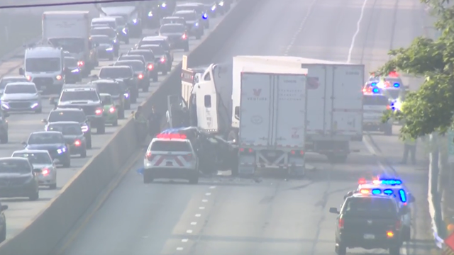 Coroner IDs pickup truck driver killed in I-83 crash involving 2 tractor-trailers in York County