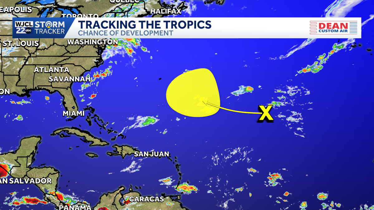 National Hurricane Center tracking a new disturbance in the Atlantic