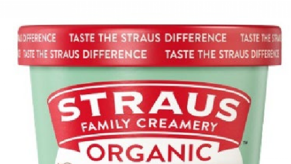 Straus Family Creamery recalls organic ice cream for possible metal contamination