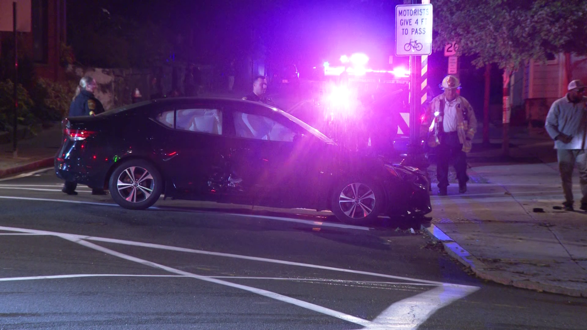 Car hits Brookline building after reported hit-and-run crash - WCVB