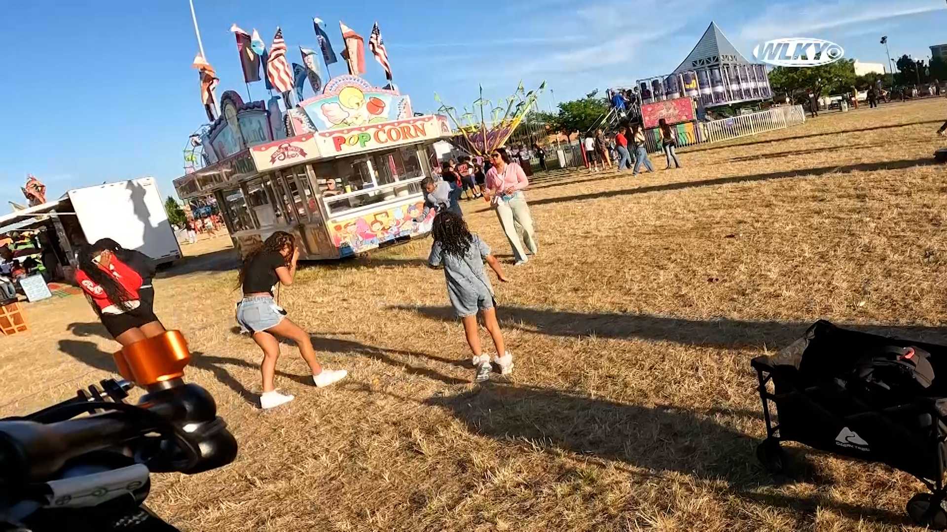 Caught on cam: Interview at Fest-a-Ville interrupted by pepper spray incident WLKY