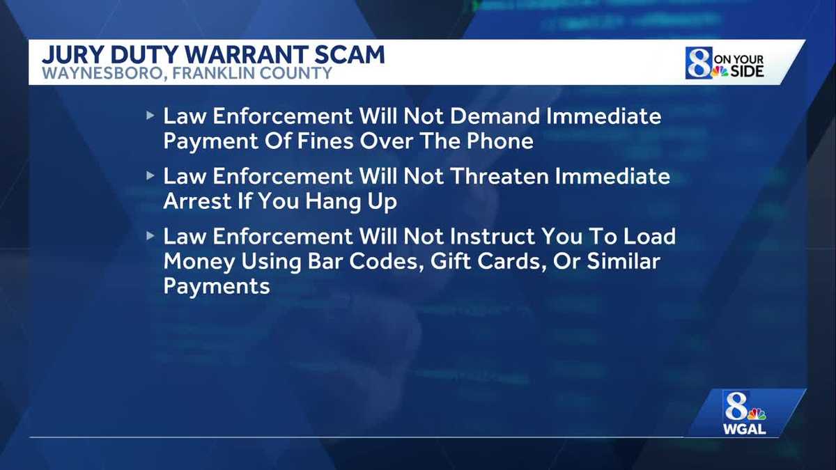 Scammers threaten arrest, demand thousands over alleged missed jury duty