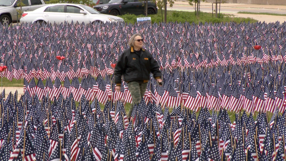 Field of Flags in Milwaukee honors those who've made the ultimate sacrifice