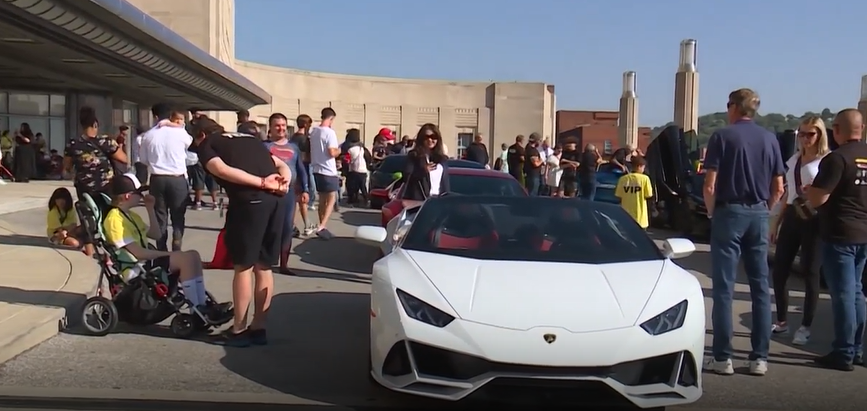 Super cars bring smiles to kids facing life-changing illnesses