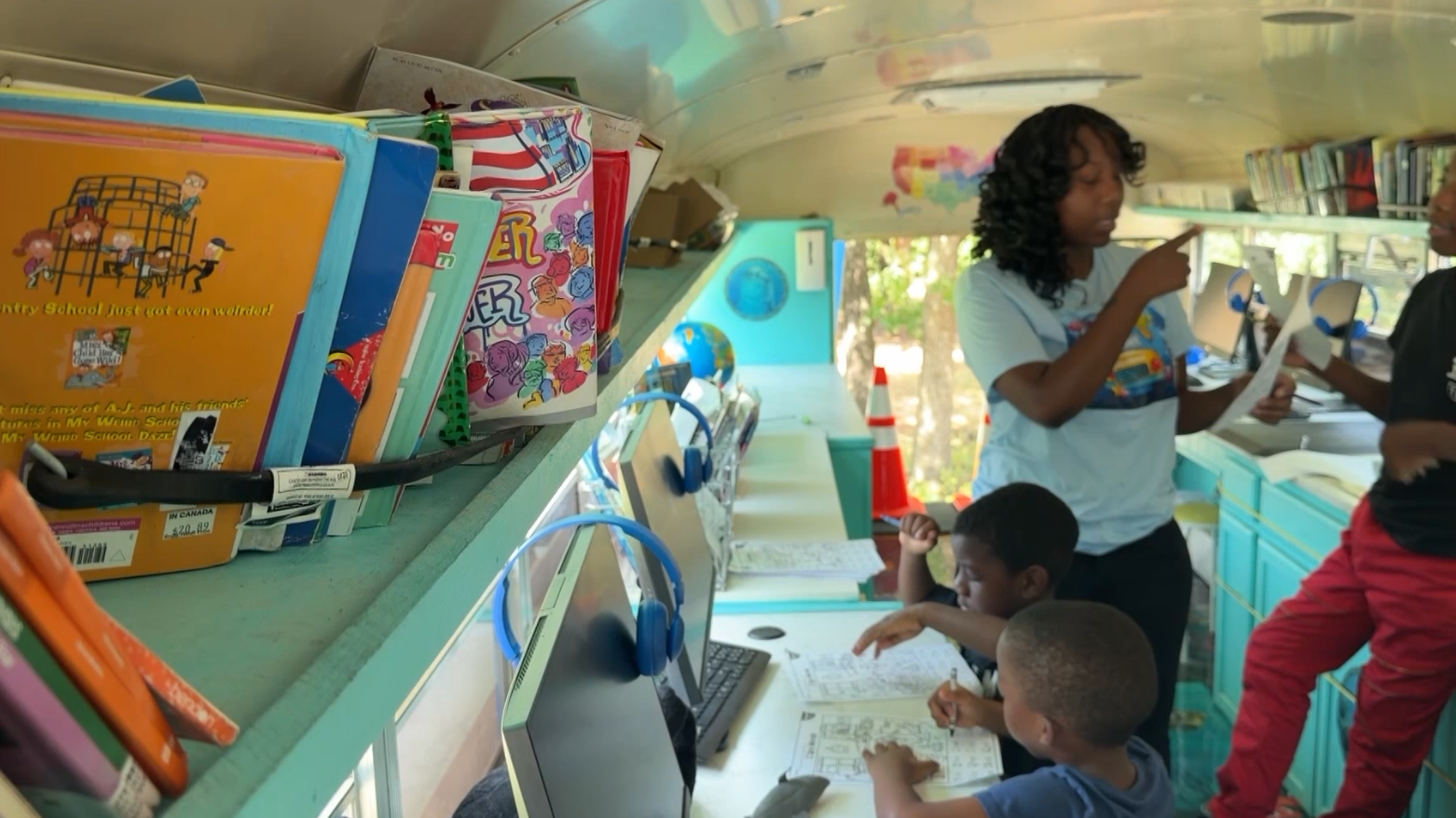 Disney spotlight sends Oklahoma City mobile library books pouring in from across the country