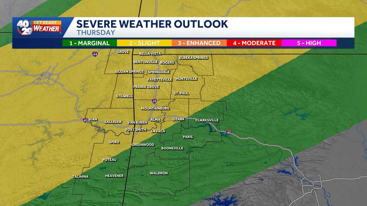 Showers and storms to hit Arkansas tonight through tomorrow morning