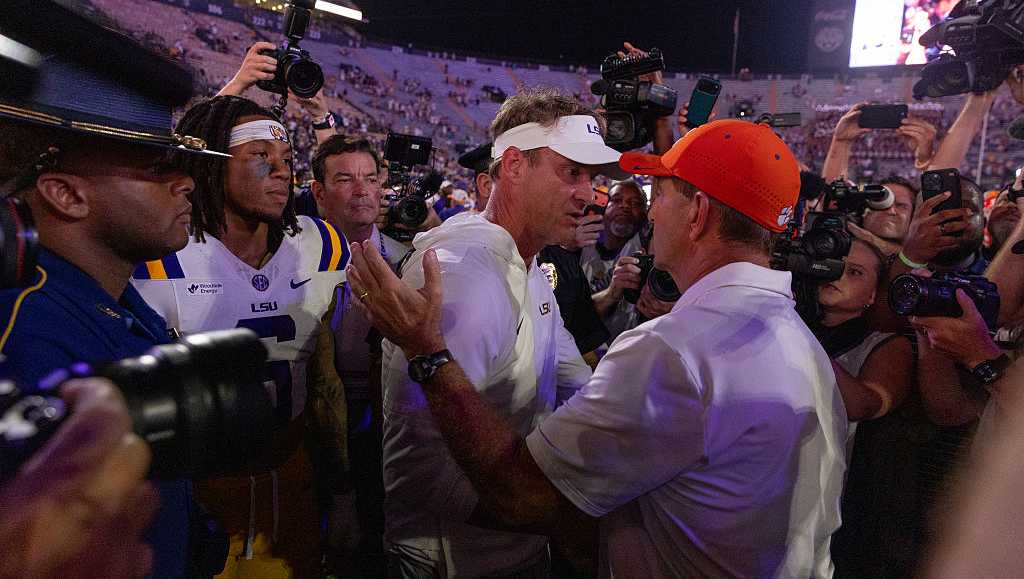 That wasn't a dream! Lane Kiffin's debut sees No. 11 LSU dominate Clemson 51-10