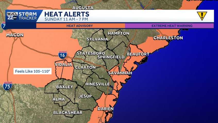 Dangerously hot and humid to wrap up the weekend