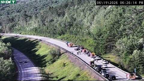 Crash closes I-93 North in New Hampton for short time