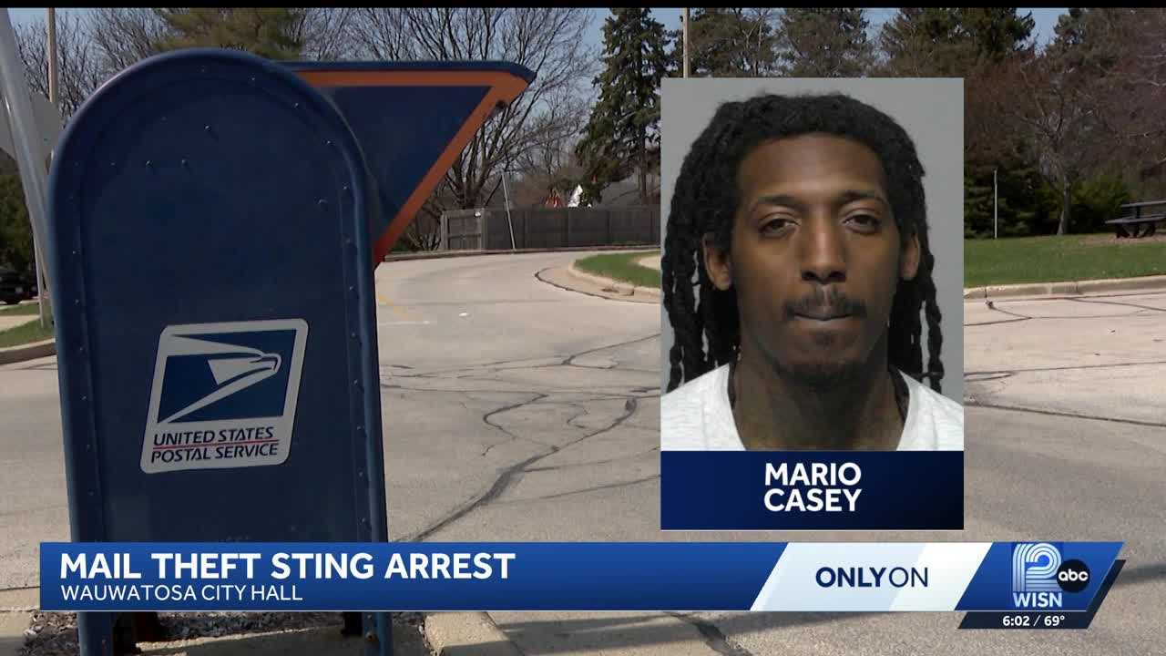 Wauwatosa police investigate series of mail thefts, catch suspect in the act