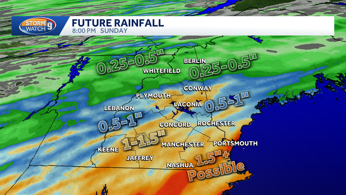 Soaking rain Sunday makes for Impact weather in NH