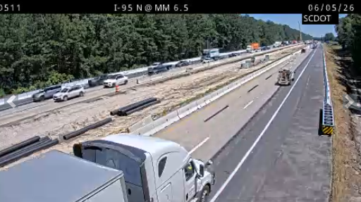 Crash leads to backups on I-95 near the South Carolina-Georgia state line