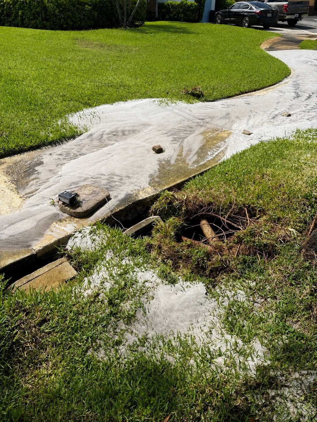 wpbf.com - Malcolm Shields - Lightning strike causes gas leak and water main break in North Palm Beach