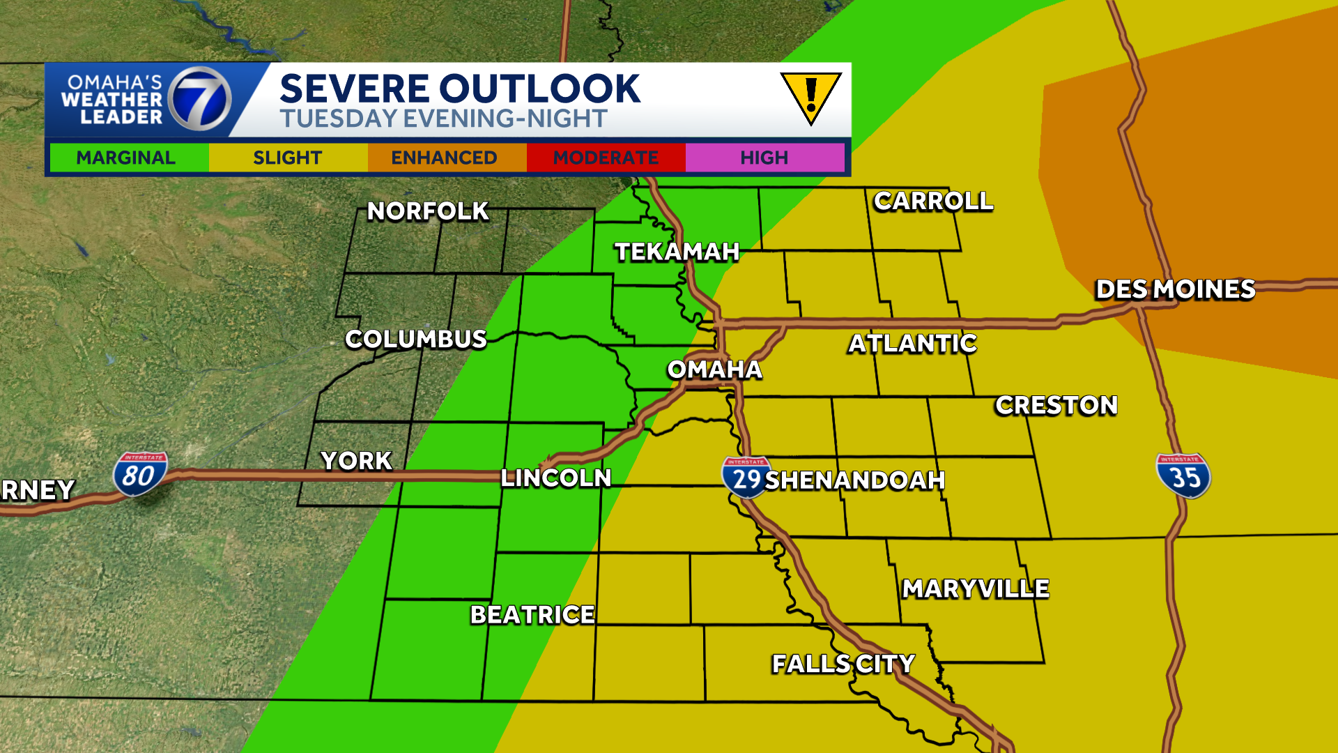 Couple chances for strong storms this week in Omaha area